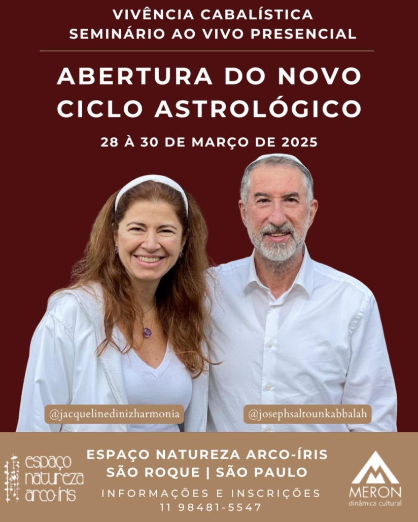 Vivência Cabalística da Lua Nova de Áries 2025, em São Roque (SP)